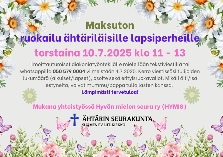 Lapsiperheiden ruokailu Lapsiperheruokailu 100725