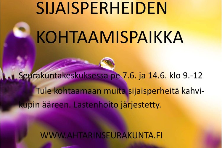 Sijaisperheiden kohtaamispaikka Sijaisperheiden kohtaamispaikka