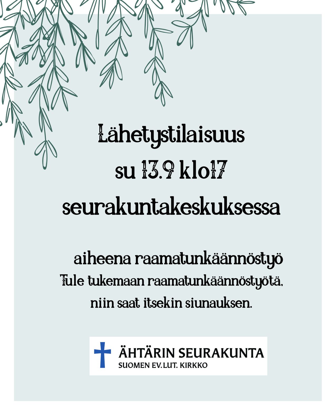 lähetystilaisuus