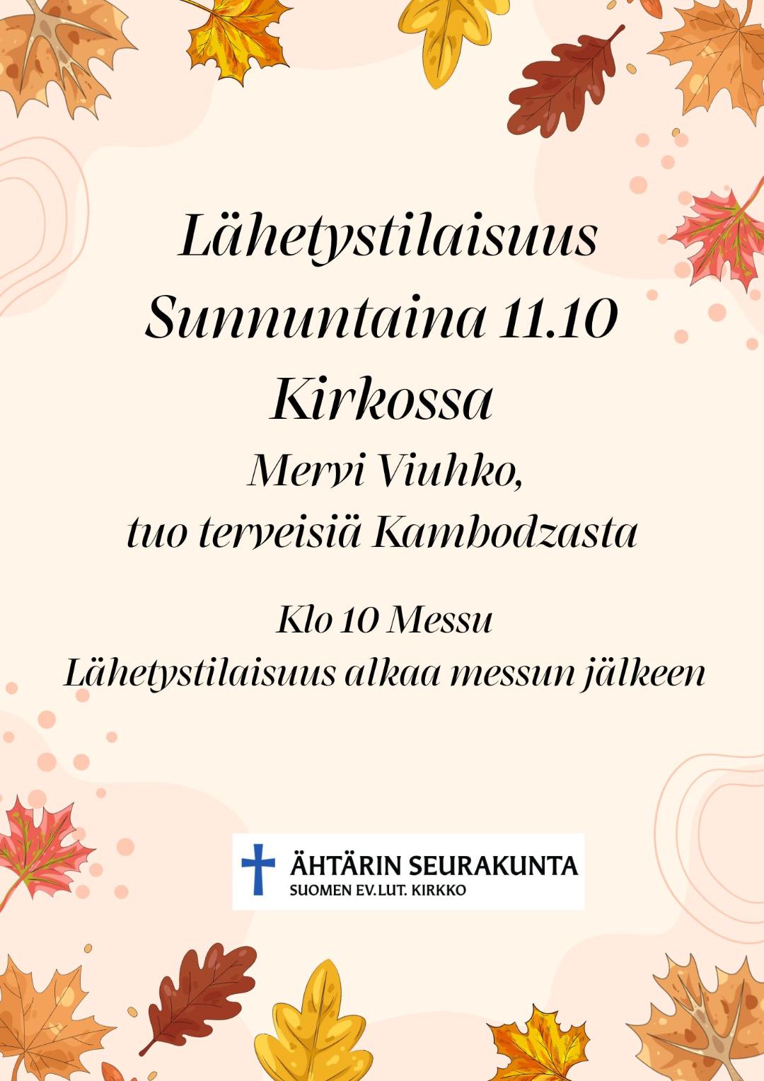lähetystilaisuus