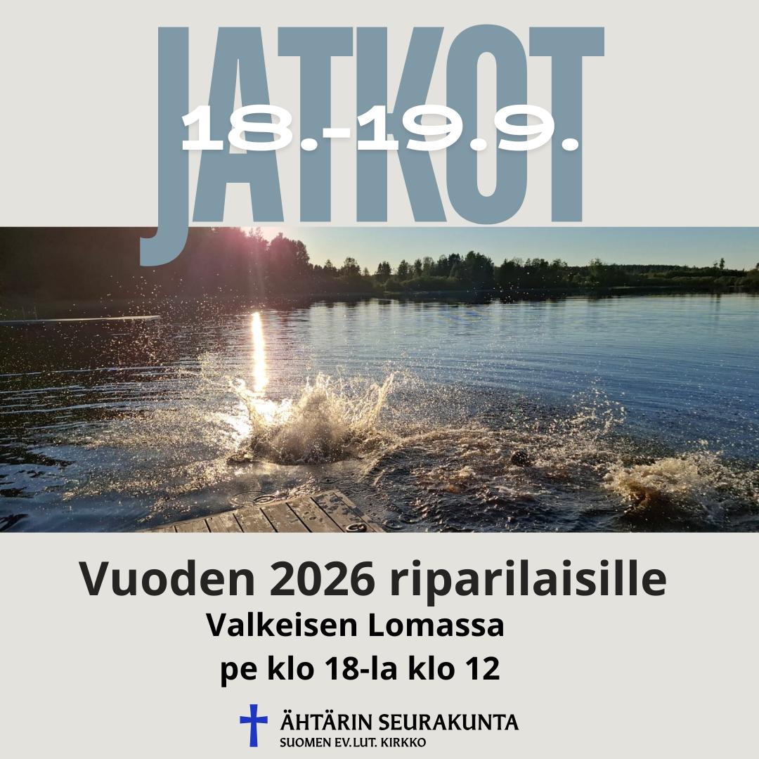 Mainos jatkoriparista, sisältää ilmoittautumislinkin.
