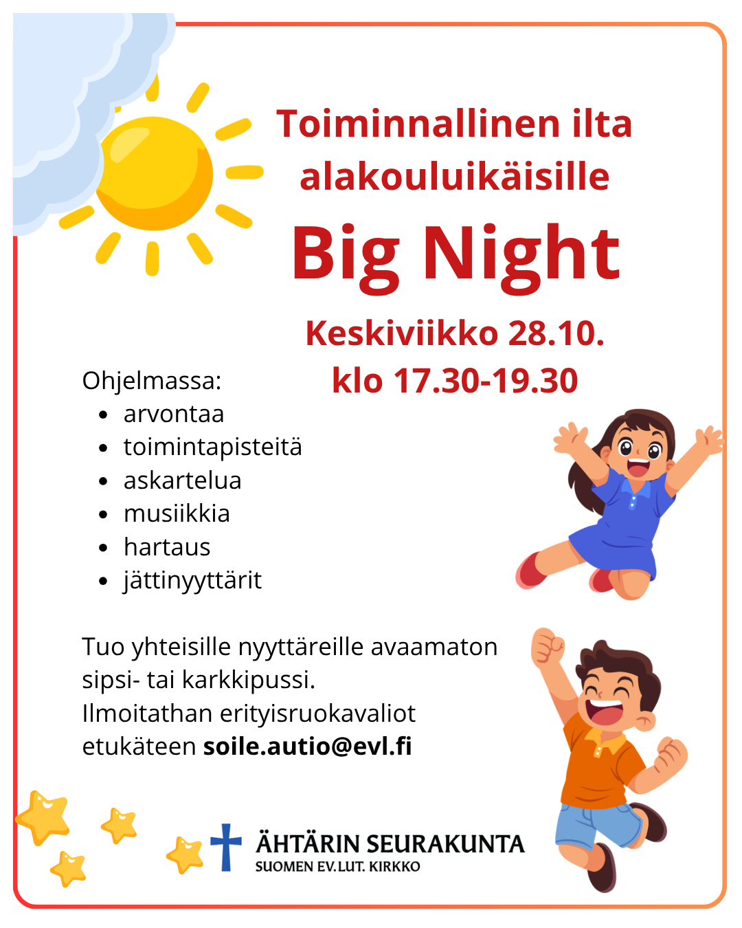 Ilta alakoululaisille Big Night